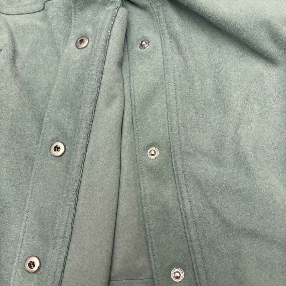 Chico's Light Blue Button-Down Jacket - image 7